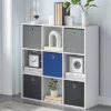 7.5" Utility Bookcase With 5 Fabric Bins - Buylateral -Office Furniture GUEST 3e412ffc 4bce 4731 a9c8 f83b24ddb1ea