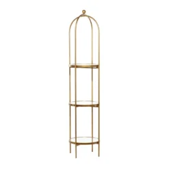 Glam Metal Shelving Gold - Olivia & May 10 Glam Metal Shelving Gold - Olivia & May -Office Furniture GUEST 3f04d628 2c26 41b4 b56b dde17c405222