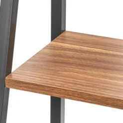 3pc Denton Ladder Desk And Shelf Walnut/Black - Buylateral -Office Furniture GUEST 3f75ee8a f1bc 4b19 b88a 514a2b7af72c