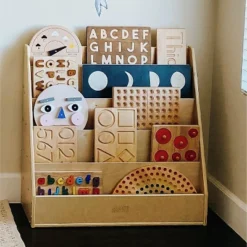 ECR4Kids Birch Streamline Book Display Stand, Kids Wooden Book Rack, Forward Facing Bookshelf -Office Furniture GUEST 41913c12 6a8d 4f4c 8891 4a07a0c45362