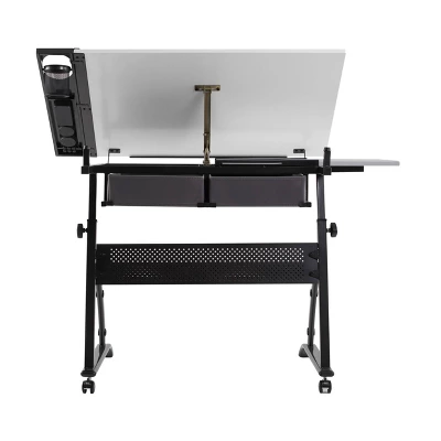 Core Drawing Table And Stool Set Charcoal Black/White - Studio Designs 8 Core Drawing Table And Stool Set Charcoal Black/White - Studio Designs - Image 6