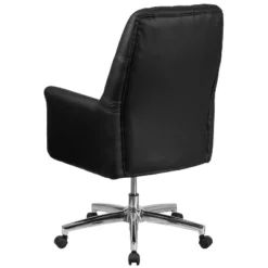 Merrick Lane Office Chair Ergonomic Executive Tufted Mid-Back With Padded Arms 360° Swivel And Adjustable Height -Office Furniture GUEST 437527a3 8dd1 4b2e 94fa b26dc581b4b6