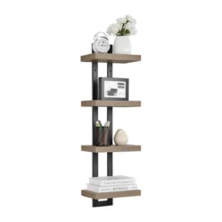 36" X 11" 4 Tier Ladder Bracket Floating Wall Shelf Unit - Danya B. 34 36" X 11" 4 Tier Ladder Bracket Floating Wall Shelf Unit - Danya B. -Office Furniture GUEST 43f7eda4 7b39 45dd 99c9 23a88c073fce