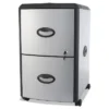 Storex Two-Drawer Mobile Filing Cabinet With Metal Siding 19 X 15 X 23 Silver/Black 61352U01C 1 Storex Two-Drawer Mobile Filing Cabinet With Metal Siding 19 X 15 X 23 Silver/Black 61352U01C -Office Furniture GUEST 44d89c42 dee4 4d27 8261 c68a2ed05958