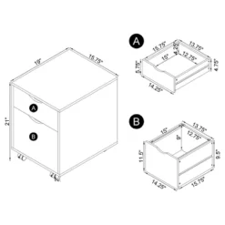 Noorvik 7 Drawer Writing Desk Set With 2 File Cabinets Dark Oak - Coaster 20 Noorvik 7 Drawer Writing Desk Set With 2 File Cabinets Dark Oak - Coaster -Office Furniture GUEST 4563ab22 a03a 4ddd b2e7 4050ab36fdbc
