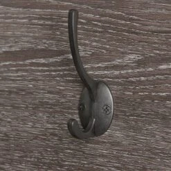 Afton 4 Hook Metal Frame Wall Shelf Woodgrain - RiverRidge Home 11 Afton 4 Hook Metal Frame Wall Shelf Woodgrain - RiverRidge Home -Office Furniture GUEST 45919ddd 165e 4a5a a659 1112d6063c70