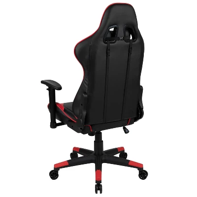 BlackArc Bravo Red Gaming Desk & Chair Set: High Back Gaming Chair With Lumbar Support & Adjustable Arms; Desk With Cupholder/Headphone Hook 14 BlackArc Bravo Red Gaming Desk & Chair Set: High Back Gaming Chair With Lumbar Support & Adjustable Arms; Desk With Cupholder/Headphone Hook - Image 12