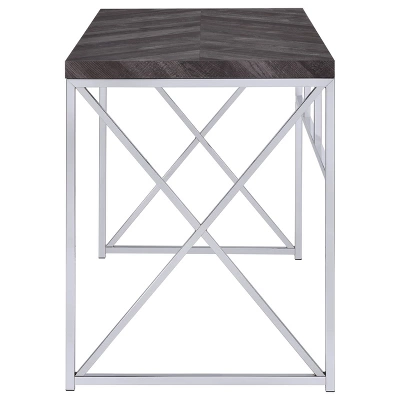Grimma Writing Desk Rustic Gray - Coaster 5 Grimma Writing Desk Rustic Gray - Coaster - Image 3