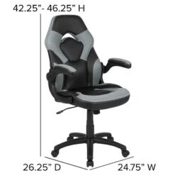 Emma And Oliver Gaming Desk & Chair Set With Cup Holder, Headphone Hook, And Monitor Stand 16 Emma And Oliver Gaming Desk & Chair Set With Cup Holder, Headphone Hook, And Monitor Stand -Office Furniture GUEST 48fa36fb 2f67 4236 aa19 2333d6fdb009