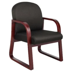 Mahogany Reception Chair - Boss Office Products -Office Furniture GUEST 4ac21cc4 bff9 4a7b b493 2c0a88884c56