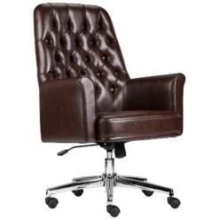 Merrick Lane Office Chair Ergonomic Executive Tufted Mid-Back With Padded Arms 360° Swivel And Adjustable Height -Office Furniture GUEST 4ae2db5f 5b88 4fce be25 98626d2ca4c8