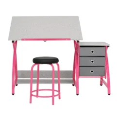 Comet Plus Drawing Table And Stool Set - Studio Designs -Office Furniture GUEST 4cc70d04 de70 4c87 b81b 8b93fddf1a0a