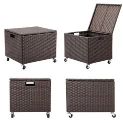 BIRDROCK HOME Rolling File Box - Storage Cabinet With Wheels - File Organizers Boxes - Home Office (Espresso) -Office Furniture GUEST 4f4e0ebf b5fa 4732 ac28 e31b763ee933