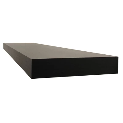48" Floating Shelf Wall Mounted Hidden Brackets Espresso - Inplace 4 48" Floating Shelf Wall Mounted Hidden Brackets Espresso - Inplace - Image 2
