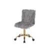 23" Arundell Accent Chair Gray Faux Fur/Gold Finish - Acme Furniture 2 23" Arundell Accent Chair Gray Faux Fur/Gold Finish - Acme Furniture -Office Furniture GUEST 5637925b 5b11 44db b1a1 b23e2b0a5168