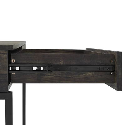 3pc Jacobsen Desk And Large Etagere Set Brown Ash - Crosley 17 3pc Jacobsen Desk And Large Etagere Set Brown Ash - Crosley - Image 15