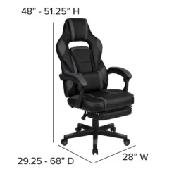 Flash Furniture Gaming Desk With Cup Holder/Headphone Hook/Monitor Stand & Reclining Back/Arms Gaming Chair With Footrest 18 Flash Furniture Gaming Desk With Cup Holder/Headphone Hook/Monitor Stand & Reclining Back/Arms Gaming Chair With Footrest -Office Furniture GUEST 575510b0 5eb1 449b 809d a2cf50fdfbe6
