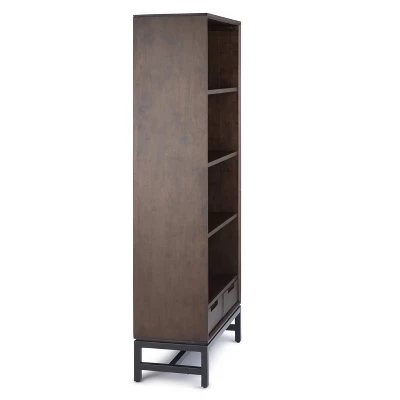 66" Devlin Mid-Century Bookshelf Walnut Brown - WyndenHall 8 66" Devlin Mid-Century Bookshelf Walnut Brown - WyndenHall - Image 6