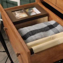 Union Plain 3 Drawer Secretary Desk Prairie Cherry - Sauder -Office Furniture GUEST 5ad41a93 1687 4881 8c08 cb7352be3a7a