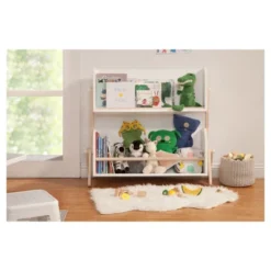 Babyletto Tally Storage And Bookshelf - White/Washed Natural