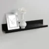 24" Modern Picture Ledge Floating Wall Shelf Black - Inplace -Office Furniture GUEST 5e3e7aa8 d7b2 48ed b322 f95bafe81e4e