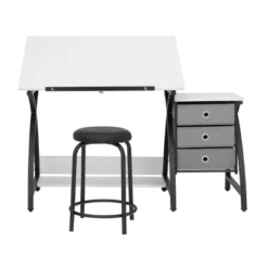 Comet Plus Drawing Table And Stool Set - Studio Designs -Office Furniture GUEST 5e8be86a 2080 4885 94f3 0c3c2603724d