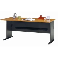 72" Desk In Brown-Bowery Hill