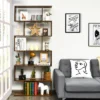 Tangkula 6-Tier S-Shaped Wooden Bookshelf Storage Bookcase Multifunctional Display Stand Shelf 2 Tangkula 6-Tier S-Shaped Wooden Bookshelf Storage Bookcase Multifunctional Display Stand Shelf -Office Furniture GUEST 66cc9596 5e54 4f9c b924 e3a04c96c470