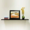 60" Slim Floating Shelf Wall Mounted Hidden Brackets Black - Inplace -Office Furniture GUEST 69921739 5221 4cb2 8dd6 0c488efcb40d