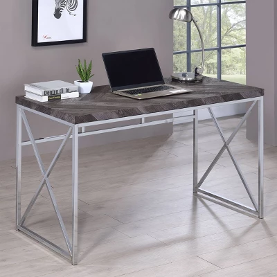 Grimma Writing Desk Rustic Gray - Coaster 3 Grimma Writing Desk Rustic Gray - Coaster