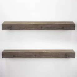 8" X 36" Large Rustic Wood Floating Wall Shelf Gray - American Art Decor 13 8" X 36" Large Rustic Wood Floating Wall Shelf Gray - American Art Decor -Office Furniture GUEST 6c14989e 65f8 4a5d acd5 bcd759f2a97d