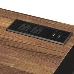 Eriboll Writing Desk With 1 Drawer And USB Plug Sand Black/Natural Tone - HOMES: Inside + Out 12 Eriboll Writing Desk With 1 Drawer And USB Plug Sand Black/Natural Tone - HOMES: Inside + Out -Office Furniture GUEST 6c5623cc bb06 4b72 aafa 76f62c2cfeb6