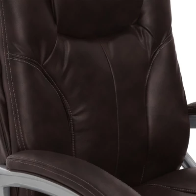 Serta Executive Big&Tall Office Chair, Puresoft Faux Leather, Roasted Chestnut 7 Serta Executive Big&Tall Office Chair, Puresoft Faux Leather, Roasted Chestnut - Image 5