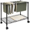 Mount-It! Mobile Rolling File Folder Cart With Wheels | Single Tier With Storage Rack And Locking Casters | Fits Letter And Legal Size Filing Folders -Office Furniture GUEST 6c9e2113 bfd8 4a92 8845 44172709764f