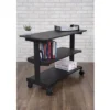 Stand Up Desk Store 3-Shelf Rolling Desk Return Side Desk Organizer And Bookcase On Wheels 1 Stand Up Desk Store 3-Shelf Rolling Desk Return Side Desk Organizer And Bookcase On Wheels -Office Furniture GUEST 70c99f35 672e 4352 bf26 e0bfef56523f