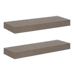 2pc 24" Havlock Wood Shelf Set - Kate & Laurel All Things Decor -Office Furniture GUEST 714269f8 d754 4b18 99ef e0c7d2c4e595