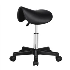 Yaheetech Rolling Saddle Stool Hydraulic Adjustable Salon Chair -Office Furniture GUEST 7222b586 3cb9 4f41 af6a c4eba6a4e3bc