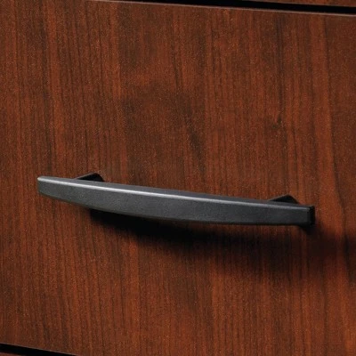 Via 3 Drawer Storage Pedestal Classic Cherry Red - Sauder 7 Via 3 Drawer Storage Pedestal Classic Cherry Red - Sauder - Image 5