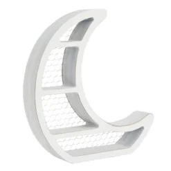 Farmlyn Creek Small Wooden Crescent Moon Wall Shelf For Crystals & Essential Oils, Rustic Home Wall Decor For Nursery, White, 10.7 X 11.2 X 2 In 17 Farmlyn Creek Small Wooden Crescent Moon Wall Shelf For Crystals & Essential Oils, Rustic Home Wall Decor For Nursery, White, 10.7 X 11.2 X 2 In -Office Furniture GUEST 739df972 b8c0 441a 9ca0 ad858c74e2cf