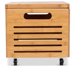 BirdRock Home Bamboo Rolling File Storage Organizer Box With Lid - Natural 15 BirdRock Home Bamboo Rolling File Storage Organizer Box With Lid - Natural -Office Furniture GUEST 74374e41 814c 4987 948b 5cede358b96f