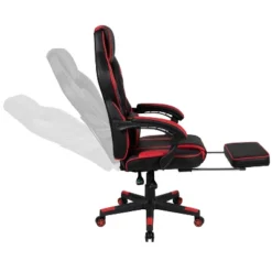 Flash Furniture Gaming Desk With Cup Holder/Headphone Hook & Reclining Back/Arms Gaming Chair With Footrest -Office Furniture GUEST 7712823a d27d 4ab3 9d42 bb4605923d28
