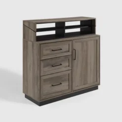 Modern Transitional Flip Down Secretary Desk - Saracina Home -Office Furniture GUEST 77a8c95d 54f1 44a1 855a 420fb1255d8f