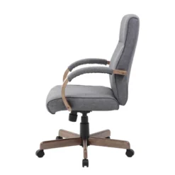 Modern Conference Chair Slate Gray/Driftwood - Boss Office Products -Office Furniture GUEST 78713c26 a804 4172 874b de033955adac