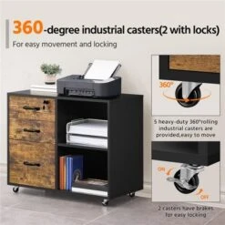 Yaheetech Vintage File Cabinet With 3 Drawers For Home And Office 15 Yaheetech Vintage File Cabinet With 3 Drawers For Home And Office -Office Furniture GUEST 7872c7c5 09df 4310 b8a7 603ce2e19830