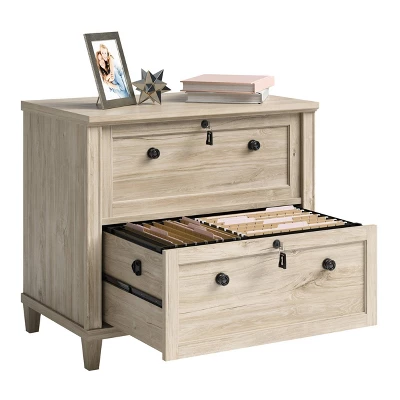 2 Drawer Hammond Lateral File Cabinet Chalk Oak - Sauder 7 2 Drawer Hammond Lateral File Cabinet Chalk Oak - Sauder - Image 5