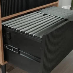 Ambleside 2 Drawer File Cabinet Serene Walnut - Sauder -Office Furniture GUEST 7a3070c1 9051 47b2 b596 75159b832d9b