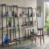 3pc Neveah Marble Ladder Desk And Bookcase Set Matte Black - Inspire Q -Office Furniture GUEST 7bc94640 4fa5 4955 904b 9b7316f1d931