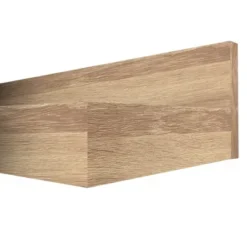 24" X 5" Decorative Shelf Wall Mounted With Front Edge White Oak - Inplace -Office Furniture GUEST 7c0c5d7d 6fb3 4b38 be5f e516e846d586