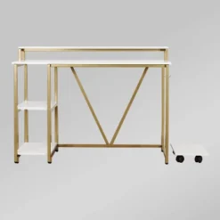 Industrial Writing Desk - Techni Mobili -Office Furniture GUEST 7d998d64 b7b0 4429 b28e 18ad9637bf80