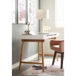 Giselle Writing Desk White - Adore Decor